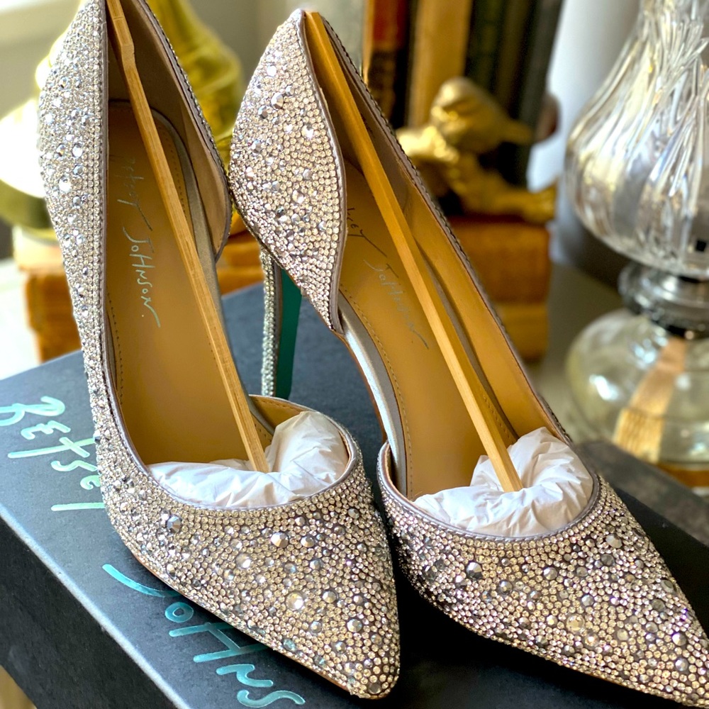 Betsy Johnson embellished high heels